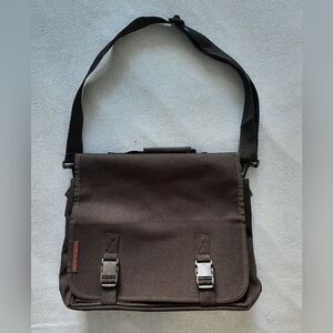 NWT Herman Miller Black Messengr Bag